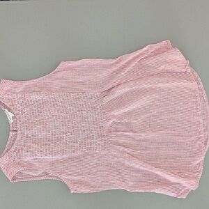 beachlunchlounge Pink Striped Sleeveless Blouse